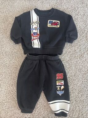 Baby GAP Disney Pixar Cars Lightening McQueen Matching Set 6-12 M